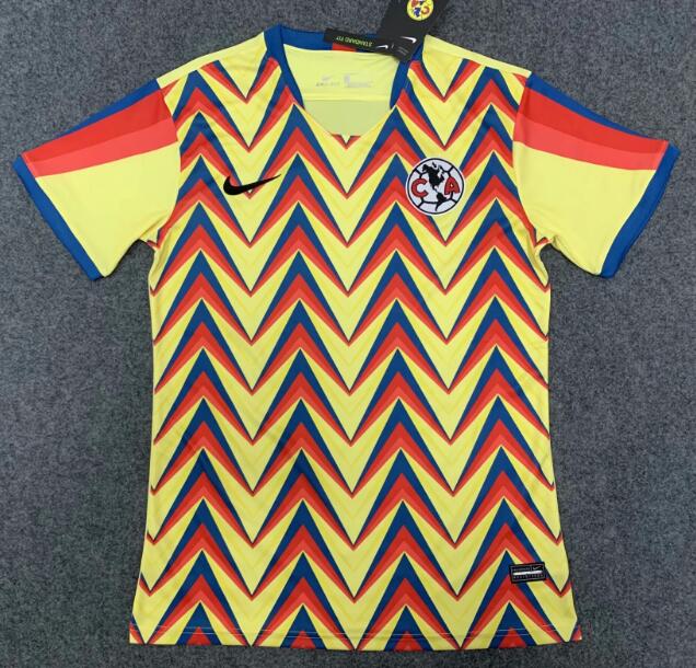 Club América Yellow Red Training Shirt 2020/21